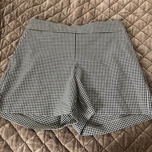 Rachel Zoe Black and White Gingham Shorts